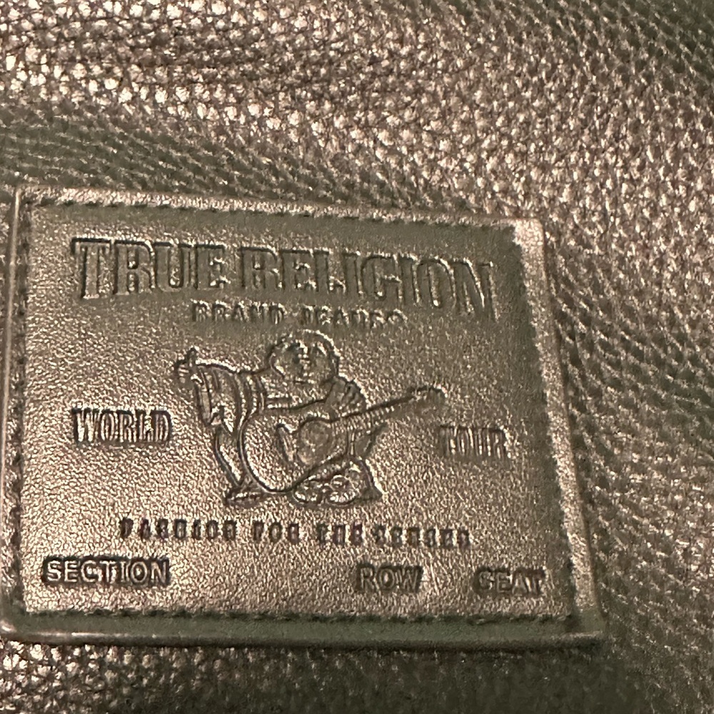 Black Leather Sling Bag - Picture 4 of 5
